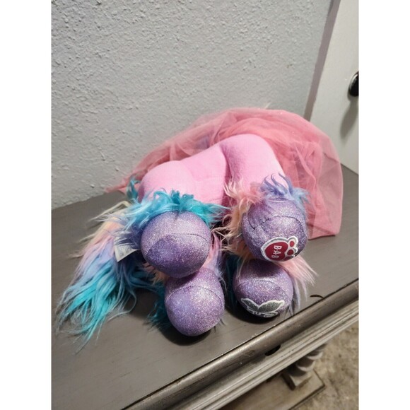 Build A Bear Purple Unicorn Beary Fairy Friends Stuffed Animal 19” Sparkle - Picture 5 of 9